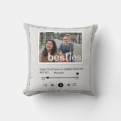 ベスティーズは音楽プレーヤーの写真をおもしろい最も良く見る クッション (正面)