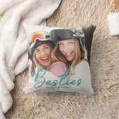 ベスティーズティール（緑がかった色）スカスタムクリプト装飾用クッション クッション (ブランケット)