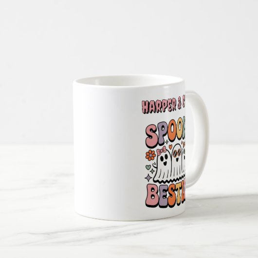 ベスティーズ不気味パステルレトロ幽霊フレンズ コーヒーマグカップ (正面右)