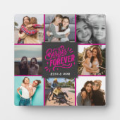 ベスティーズ永遠に熱いピンクの文字8 photo collage フォトプラーク (正面)