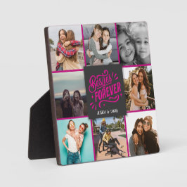 ベスティーズ永遠に熱いピンクの文字8 photo collage フォトプラーク