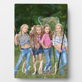 ベスティーズ白いスクリプトタイポグラフィ写真 フォトプラーク (正面)