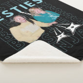 ベスティーズ親愛なるシェルパ毛布（女王） シェルパブランケット (3/4)