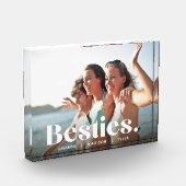 ベスティーズ |お最高の友達の重ね合わせと名前 フォトブロック (左)