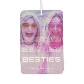 ベスティーズ |モダン文字と写カラフル真効果 カーエアーフレッシュナー (正面)