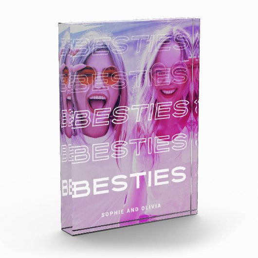 ベスティーズ |モダン文字と写カラフル真効果 フォトブロック (左)