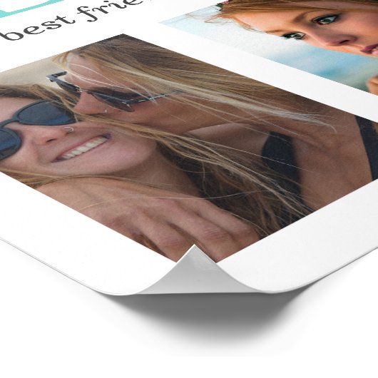 ベスティーズ |友最高のだちの写真コラージュ ポスター (角)