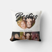 ベスティーズ | 白黒 | フォトコラージュ クッション (正面)