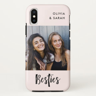 ベスティーズ Friends 最高の Photo on赤面Pink iPhone X ケース