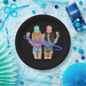 ベスティーズBFFハート最高のフレンズベスティー ペーパープレート (パーティー)