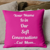 ベスティーズBFFペットキャットお母さカスタムんピンクかわいいテンプレート クッション