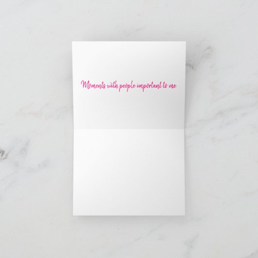 ベスティーピンク人形の折り畳みサンキューカード サンキューカード (内部)