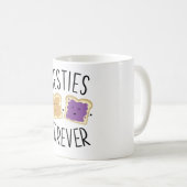 ベスティーフォーエバーピーナッツバターゼリーフ最高のァンズ コーヒーマグカップ (正面右)