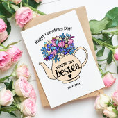 ベスティーフローラティーポットガレンティーンズデイバレンタイン シーズンカード