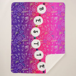 ベスティーブレスレットフレンドシップデザイン シェルパブランケット