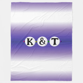 ベスティーブレスレットフレンドシップデザイン(3ビーズ) フリースブランケット