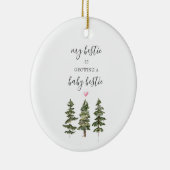 ベスティー新生児の松木妊娠ギフト セラミックオーナメント (右)