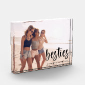 ベスティー最高のスのフレンドフォントモダン フォトブロック (左)