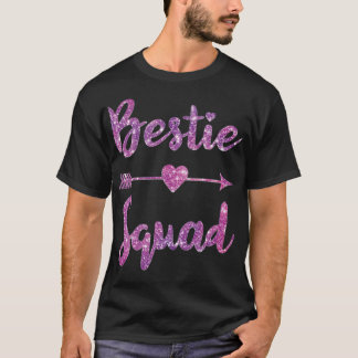 ベスティー最高のスクードフレンドBFFマッチングカップルafric Tシャツ