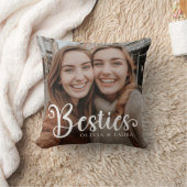 ベスティー最高のズの友達の名前をカスタムする写真 クッション (ブランケット)