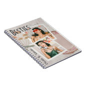 ベスティー最高のズの友達の名前をカスタムする写真 ノートブック (右側)