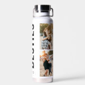 ベスティー最高のズフレンズカスタムイニシャル4 Photo ウォーターボトル (背面)