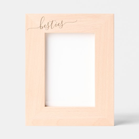 ベスティー最高のズフレンドBFF レーザー彫刻フレーム (正面)