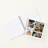 ベスティー最高のフレンズフォーエバーレインボーフォトコラージュ ノートブック (内部)