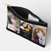 ベスティー最高のフレンズモダンシンプル写真テンプレート アクセサリーポーチ (見開き)