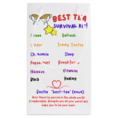 ベスティー（ティー）サバイバルキット抱き枕 スモールペーパーバッグ (裏面)