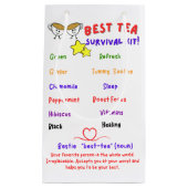 ベスティー（ティー）サバイバルキット抱き枕 スモールペーパーバッグ (正面)