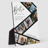 ベスティー |モダンフォトフィルムストリップのコラージュ フォトプラーク (側面)