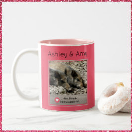 ベスティー、私の汚れをすべて話す ツートーンマグカップ