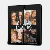 ベスティ4フォトフレン最高のドブラックオーナメント セラミックオーナメント (左)