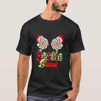 ベスティ・クロース・カップル・ペパーミント・キャンディケーン・クリスマ Tシャツ