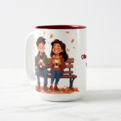 ベステフロンディネンタッセ ツートーンマグカップ (正面左)