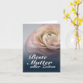 ベステムターアラーゼイテンmitグローサーローザバラ カード (黄色い花)