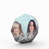 ベステモダンィスの書道の重ね合わせ フォトブロック (左)