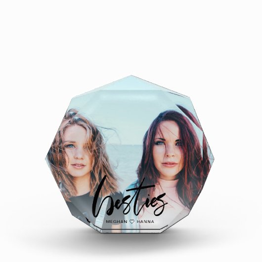 ベステモダンィーズ黒書道の重ね合わせ フォトブロック (正面)