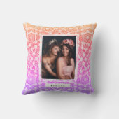 ベステ最高のィーズフレンドカラフルグラデーション クッション (裏面)