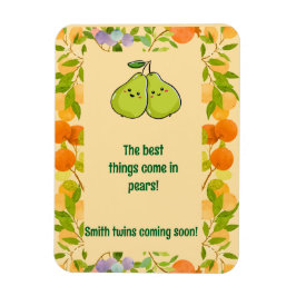 ベストなものは洋梨で届く - 発表 マグネット