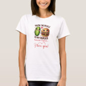 ベストな愛の贈り物 楽しい食べ物 女性用Tシャツ Tシャツ (正面)