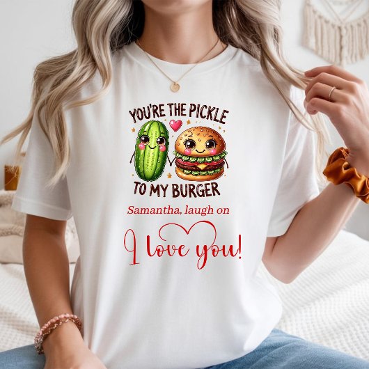 ベストな愛の贈り物 楽しい食べ物 女性用Tシャツ Tシャツ