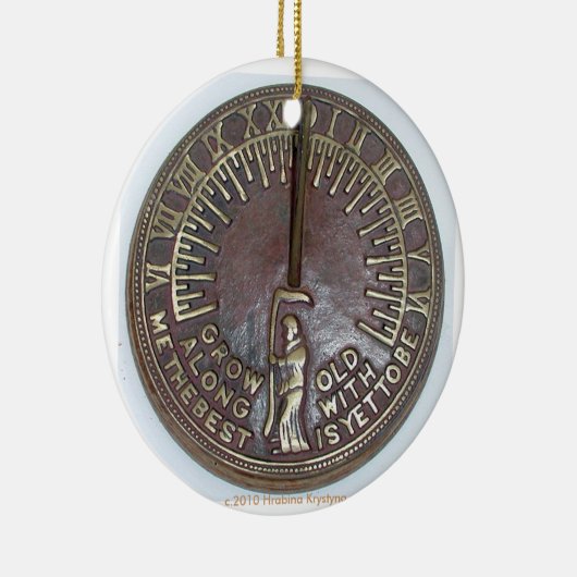 ベストによってがまだあることである私と古く育てて下さい! セラミックオーナメント (右)