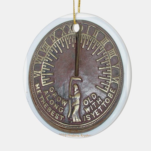 ベストによってがまだあることである私と古く育てて下さい! セラミックオーナメント (左)