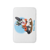 ベストに入ったコルギのペットマット/バスマット バスマット (正面縦)