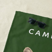 ベストのトラは|あなたの名前を加えます ビーチタオル (インサイチュ)