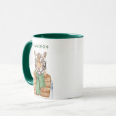 ベストのトラは|あなたの名前を加えます マグカップ (正面左)