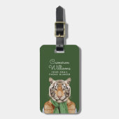 ベストのトラは|あなたの名前を加えます ラゲッジタグ (正面縦)