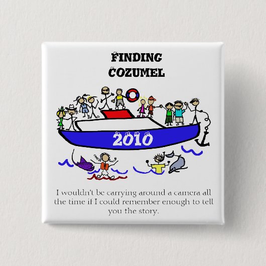 ベストの写真を見つけるためのボタン 缶バッジ (正面)